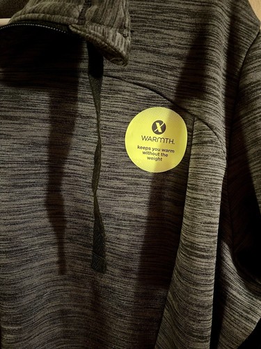 Men’s: Xersion Hooded Long Sleeve, Sweatshirt 2XL Quick Dry Zipper - Picture 2 of 7