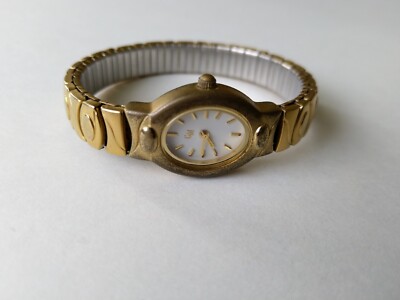 alte Damenuhr GM vergoldet Stainless Steel Back