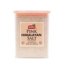 BADIA Himalayan Pink Salt / Sal Fina Rosada de Himalaya Gluten Free Kosher 8oz.