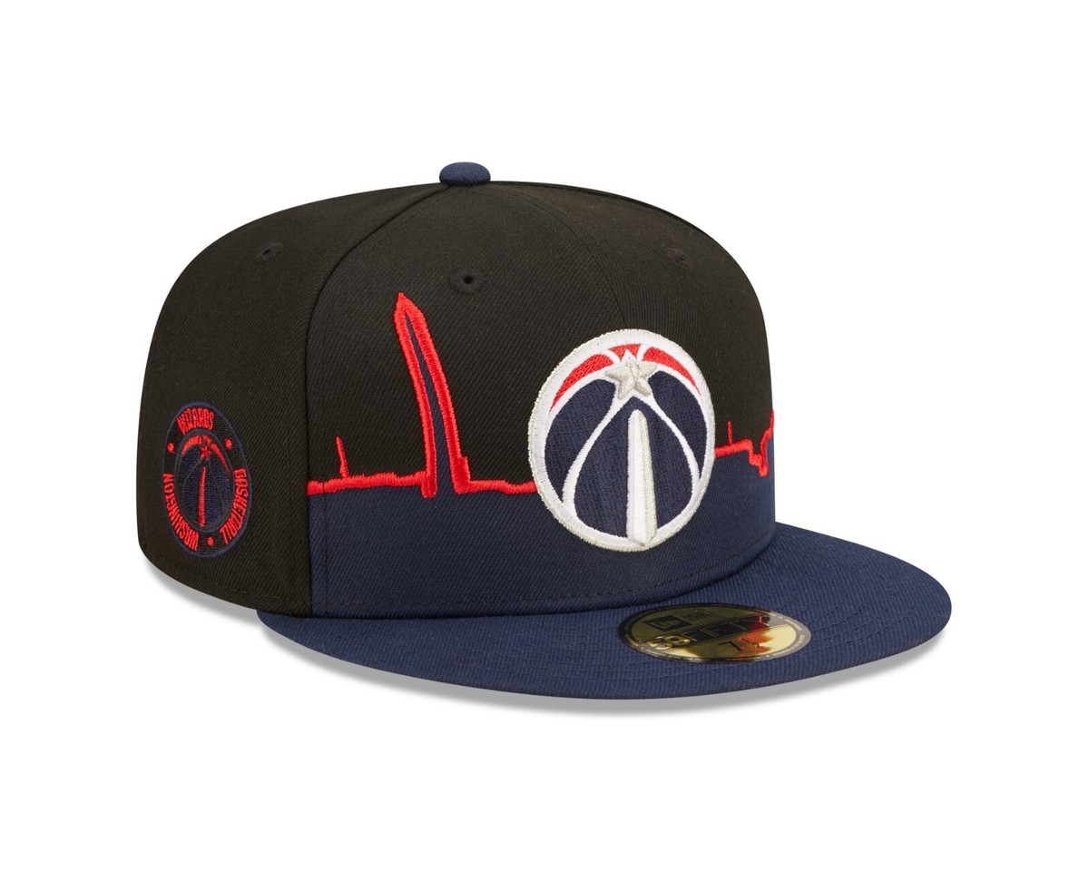 帽子 NEW ERA NBA WASHINGTON WIZARDS CAP 59cm Washington Wizards New Era NBA Tip Off 59fifty Hat - Black
