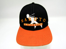 VTG Naruto Shippuden Hat Viz Media 2002 Japanese Anime Logo Snapback Cap