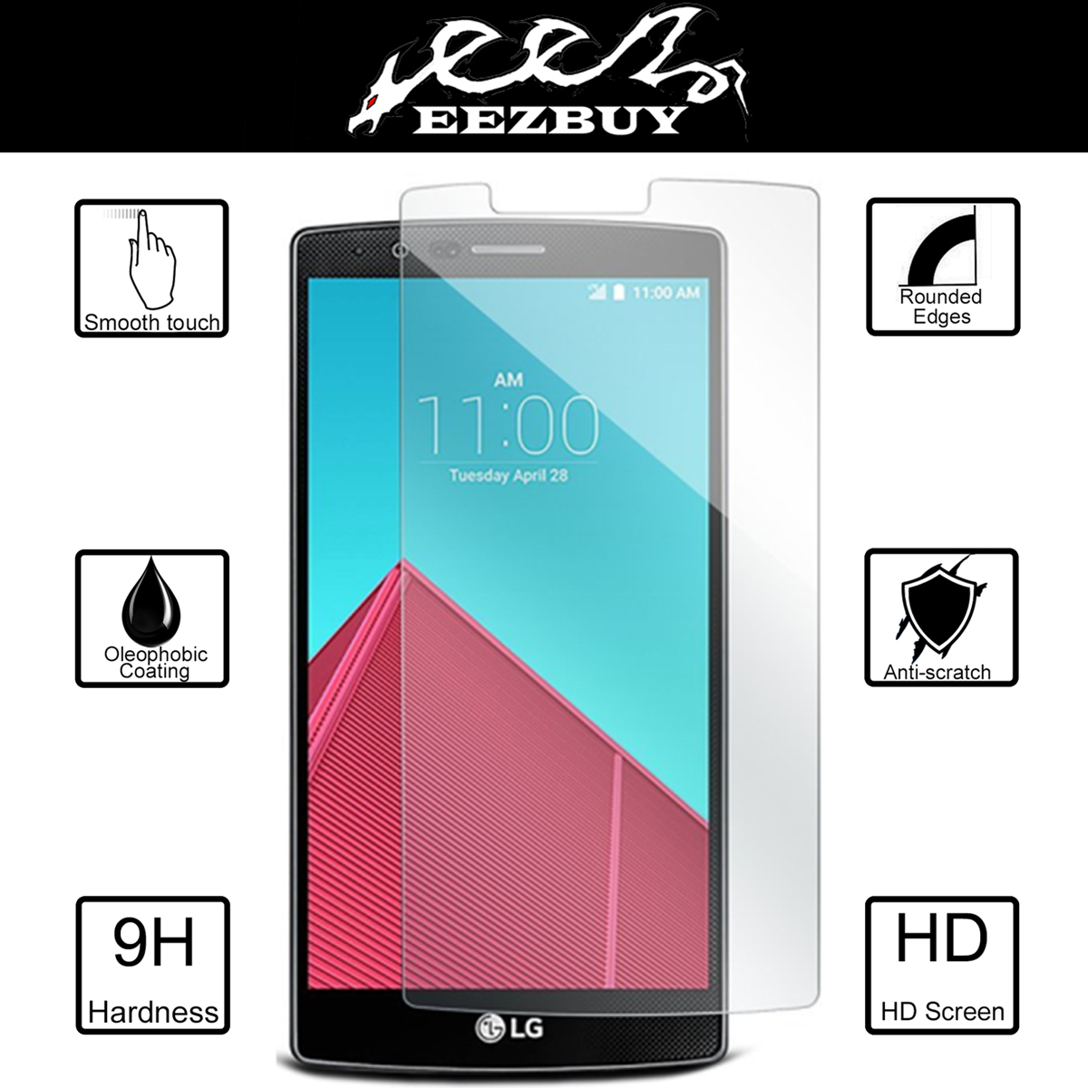Premium Real Screen Protector Guard Tempered Glass Protective Film For LG  Phone