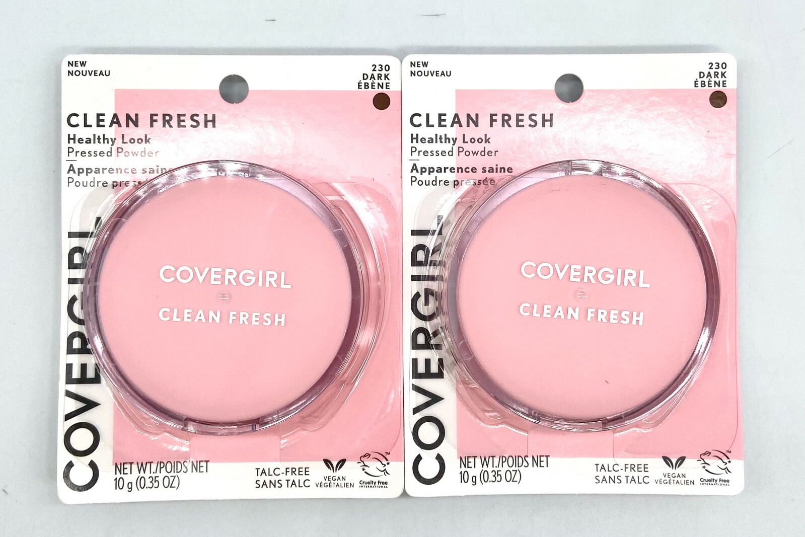 2 УПАКОВКИ - Веганский прессованный порошок Cover Girl Clean Fresh Healthy Look 035 унции - Темный 2990₽