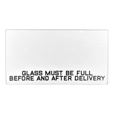 Bowser ''Glass Must Be Full'' Ad Glass (CP109)
