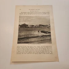 View Of Potchefstroom South Africa c. 1877 Engraving (281)