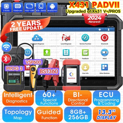 2024 LAUNCH X431 PAD VII PAD 7 PRO Diagnostic Scanner Programming C~ding