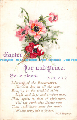 R311768 Ostern Freude und Friede er ist auferstanden Matthäus 28 7 Morgen der Auferstehung M