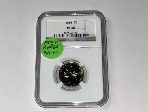 1954-P Jefferson Nickel NGC PF 68