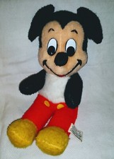 Vintage 60's Walt Disney Distributing California Stuffed Toys Mickey Mouse Plush