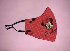 Kids Facemask, minnie mouse disney facemask, Red Polka Dots Facemask