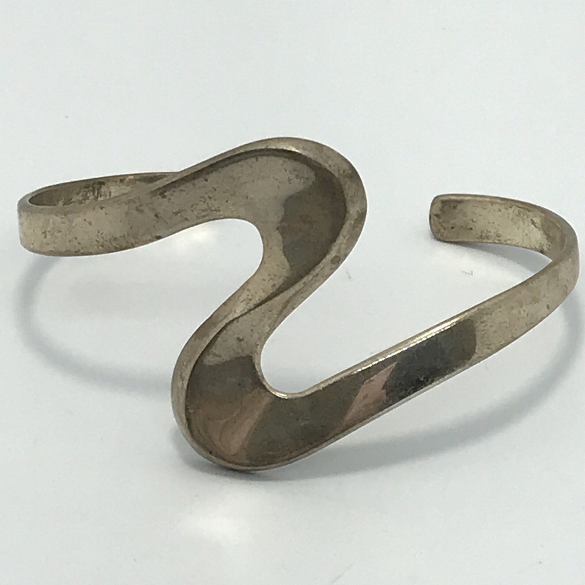 Vintage Mexico TR-71 925 Sterling Silver ZigZag / Wave Cuff Vintage Mexico TR-71 925 Sterling Silver ZigZag / Wave Cuff