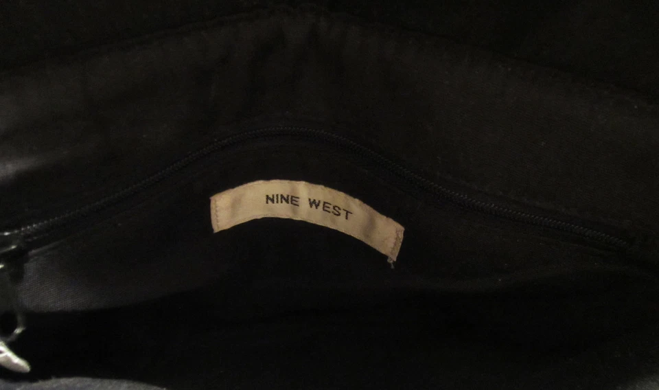 Cartera Nine West Imitación Cuero Textura de Reptil Bolso de Mano Delgado Sobre Estilo Cartera Foto 3 de 4