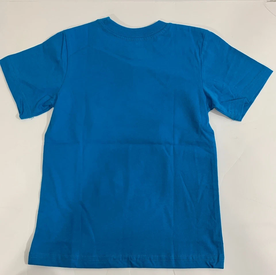 NUEVO CON ETIQUETAS Feliz 3er Cumpleaños Camiseta TRES AÑOS Mono Talla 3 Niños Lugar Azul Foto 2 de 4