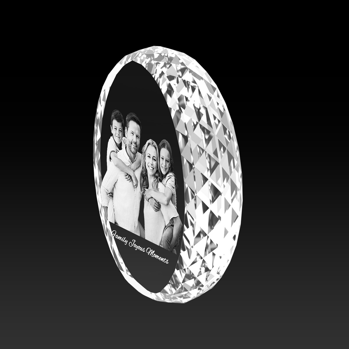 Custom 3D Crystal Gift with Your Favorite Photo For Birthday Anniversary Present