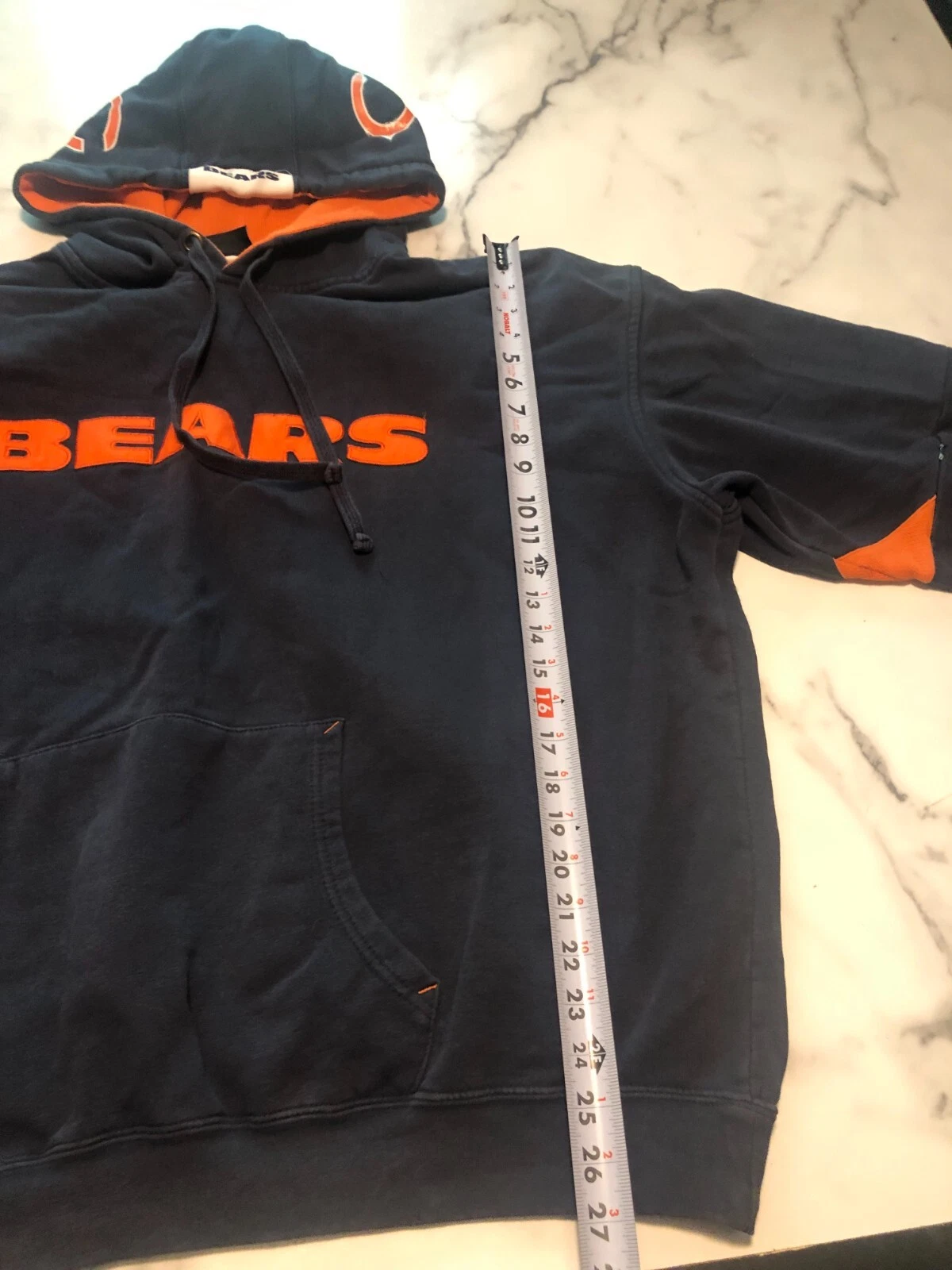 VETEMENTS Felpa con cappuccio NFL Chicago Bears Team abbigliamento blu navy logo pullover calcio