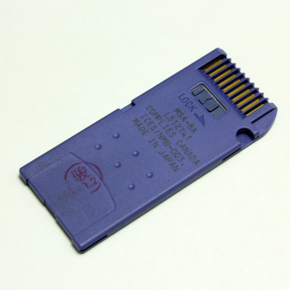 Sony 8MB Memory Stick MS Long MS 8 MB For Sony Old Camera/ Recorder/PSP - Image 2 of 3