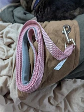 reflective dog leash pink 6 ft long new