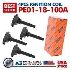 4Pcs Modigt New Ignition coils PE01-18-100A UF656 For Mazda MX-5 Miata 2016-2018