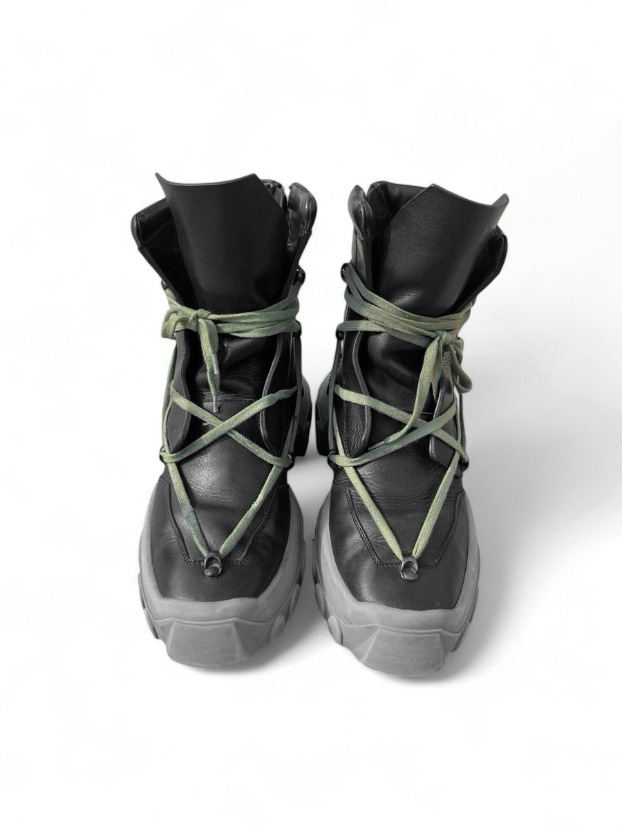 Rick Owens SS2018 “Dirt” Pentagram Tractors Boots | eBay