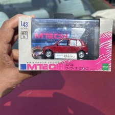1:43 MTECH Subaru Vivio Bistro 1995 CAR DIE CAST MODEL NEW