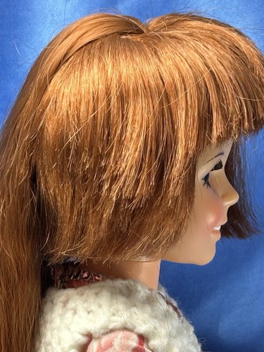Ideal Crissy Family Dolls CRISSY 1969 Puppe mit Bluse Weste Jeans Stirnband & Schuhe - Bild 5 von 24