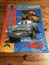 CARS DISNEY PIXAR Secret Mission 41x56 Toddler Bedding Comforter Blanket