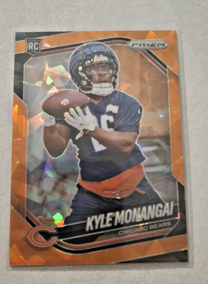 Kyle Monangai - 2025 Panini Prizm Rookie Orange Ice Prizm Chicago Bears