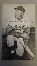 Duke Snider Signed Autograph B&W Postcard
