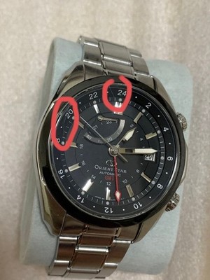 Orient Star GMT WZ0041DJ Automatic Power Reserve Men's Watch Used