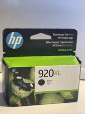 NEW Genuine HP 920XL Black Ink Printer Cartridge Exp: 01/2026
