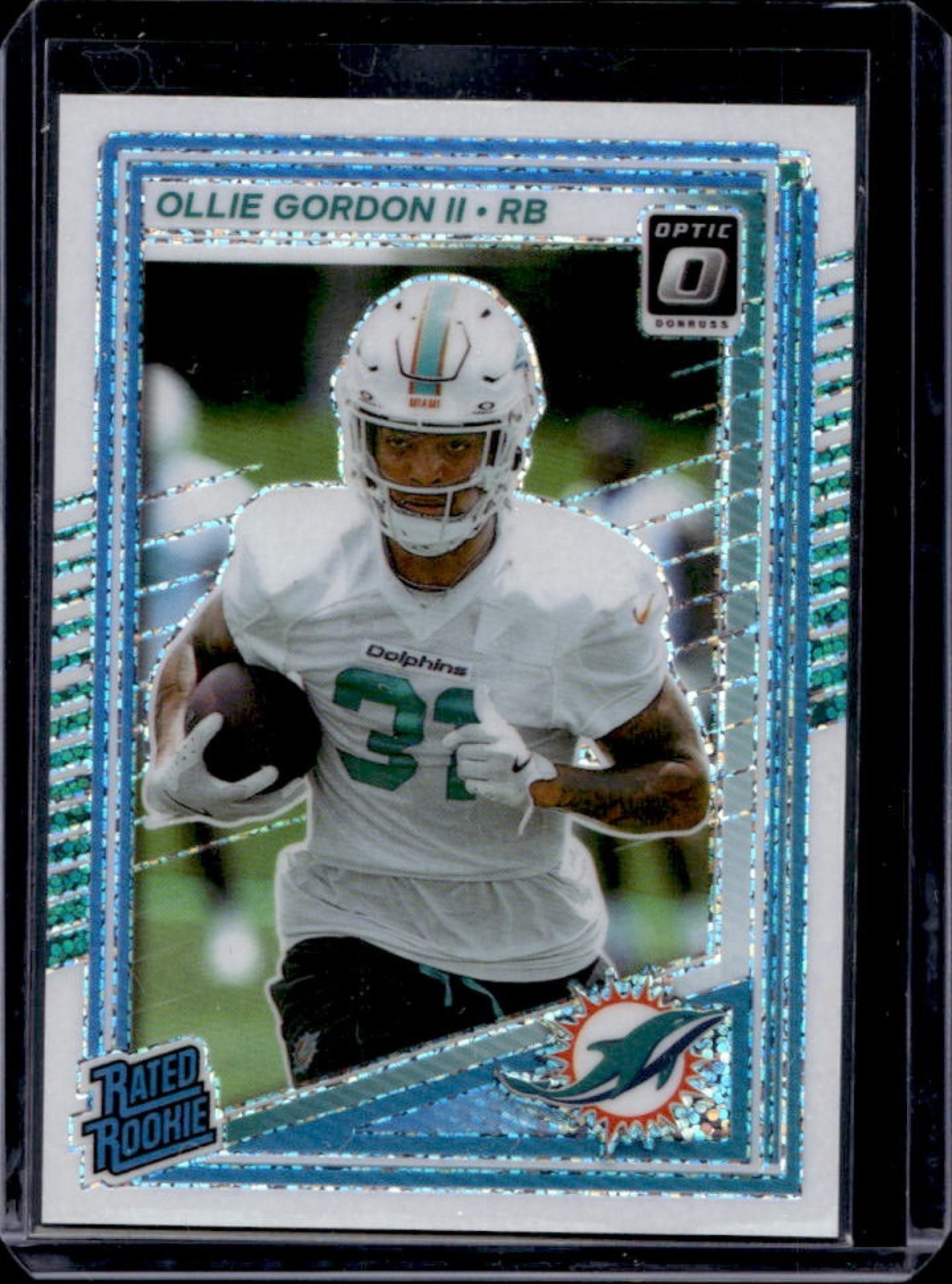 2025 Panini Donruss Optic Ollie Gordon II Rated Rookie White Sparkle Prizm #218