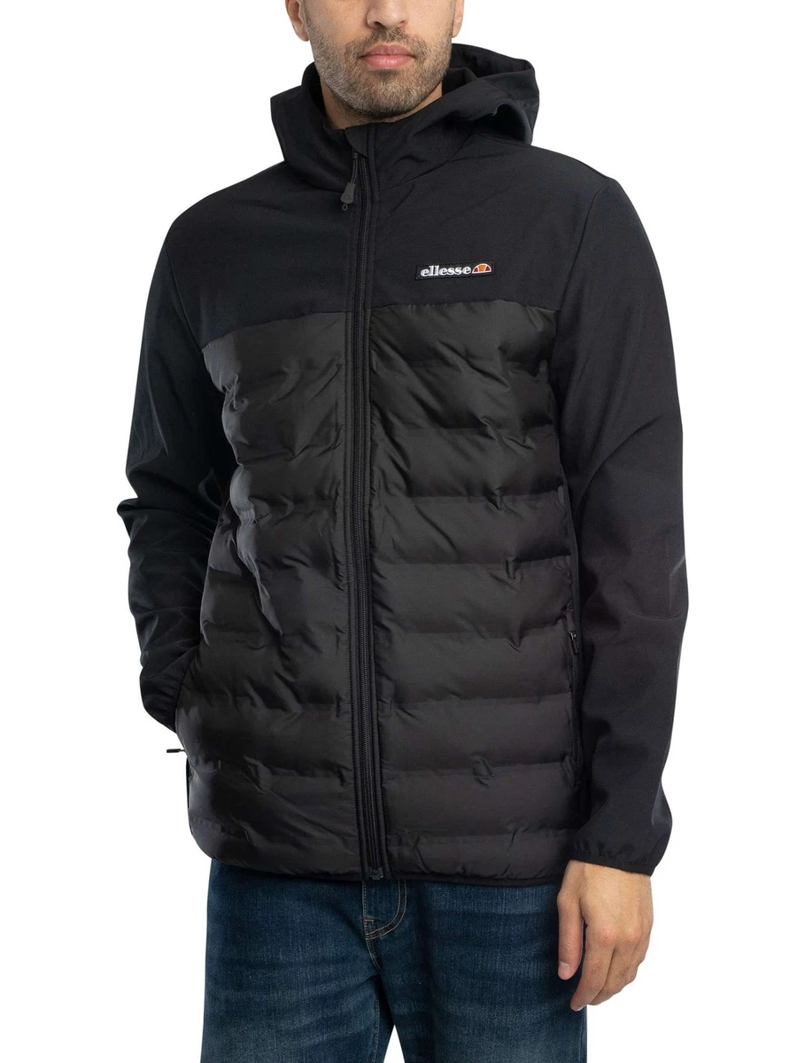 Veste Matelassée Ellesse Noire Avec Capuche - Taille M Homme - Occasion Très Bon état