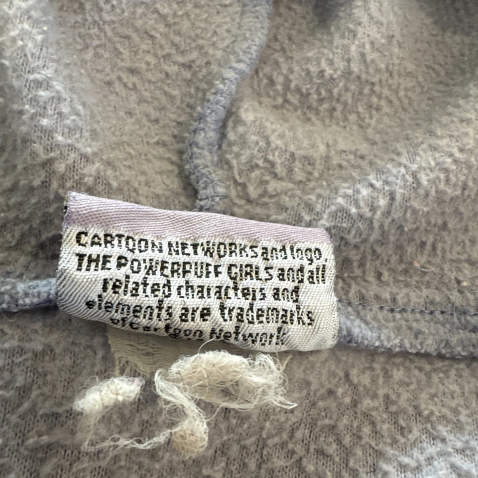 Powerpuff Girls Hoodie Women’s L Fleece 1/4 Zip Sweatshirt Jacket Vtg Y2K Brat - Image 4 of 4