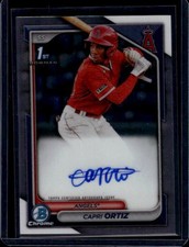 2024 Bowman Capri Ortiz 1st AUTO - Angels