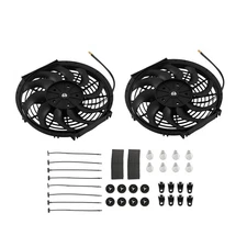 12 inch High Performance Fan 1730CFM for Universal Radiator System Black