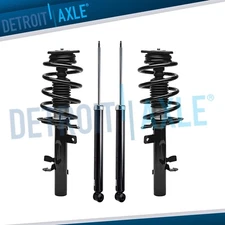 4pc Front Struts w/Coil Spring Assembly Rear Shocks for 2014 - 2019 Ford Escape
