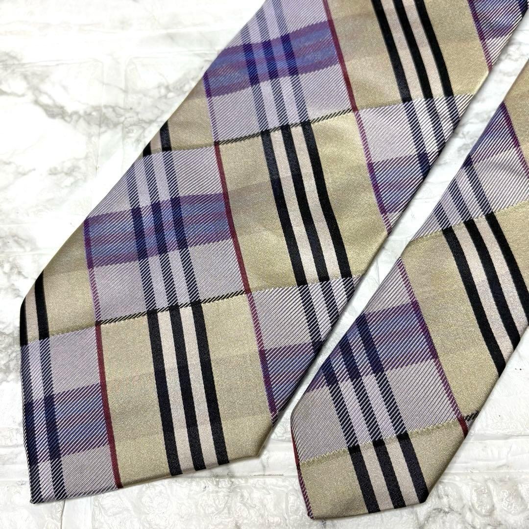 Burberry Tie Patchwork Men's Accessories Used Aut… - image 3