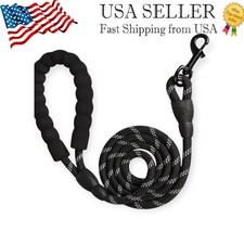 5 FT Dog Lead Leash Service Nylon Reflective Rope For Dog/Puppy Training/Walking