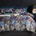 New ListingDuvet Cover King Size, Bohemian Bedding Sets Navy Blue, 3 Pieces - 1 Comforte.