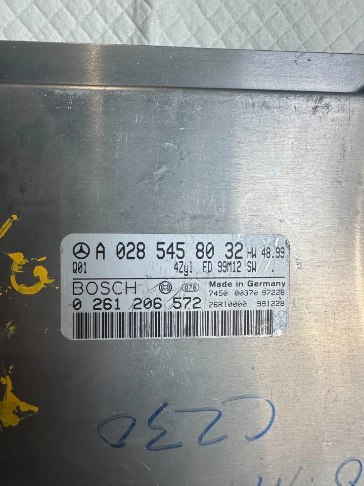 Mercedes-Benz C230 1999-2000 ordenador cerebro motor control ecu ecm oem (aa 375) Foto 4 de 4