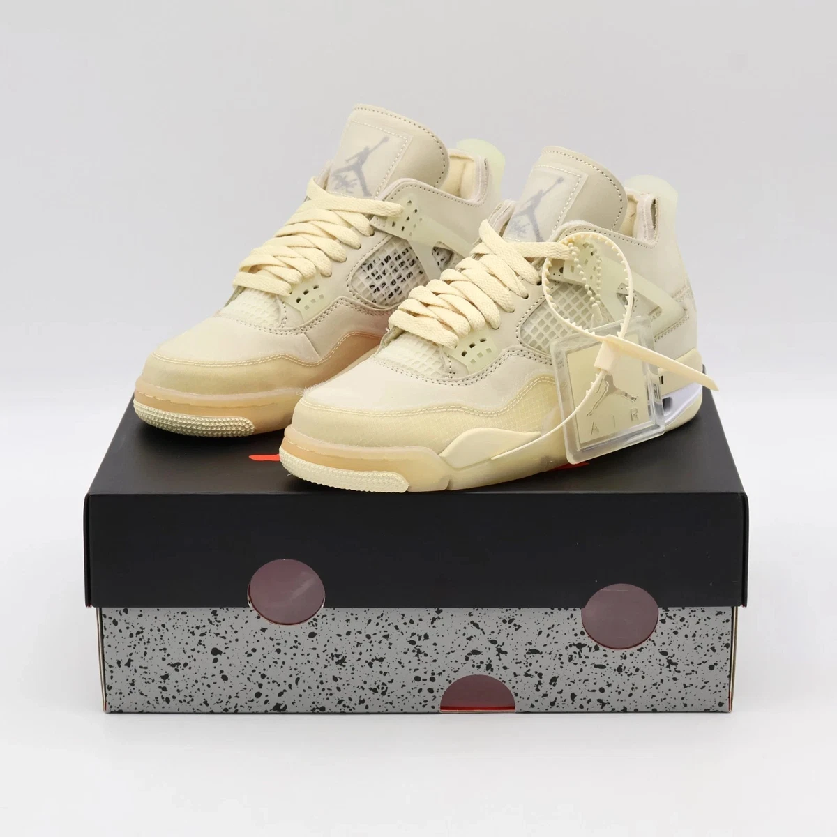 Jordan 4 SP x Off-White Mid Sail W for sale | eBay