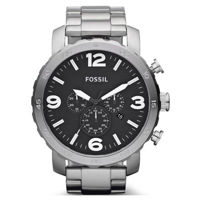 Fossil JR1353 NATE   Herrenuhr  50 mm  Garantie: 2 Jahre Quarz (batteriebetriebe