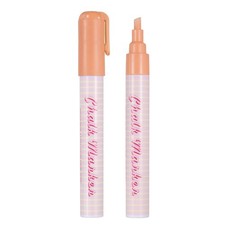 Liquid Chalk Markers 6mm, 2 Pcs Chalkboard Markers Erasable Tip, Light Orange