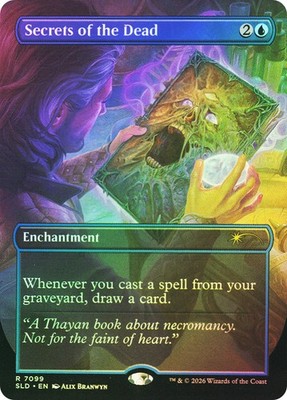 MTG FOIL Secrets of the Dead(Dungeons & Dragons) Borderless