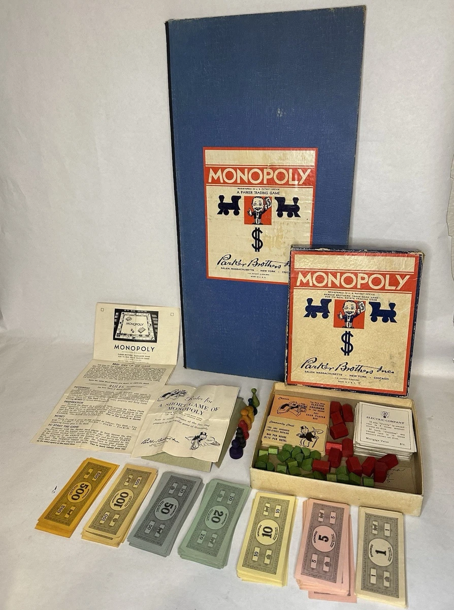 Monopoly 1951 Vintage Manufacture Board & Traditional Games for