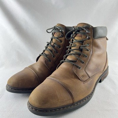 Pikolinos York Brown Leather Ankle Boots Men's EU 42 US 9 UK 8 Made in Spain