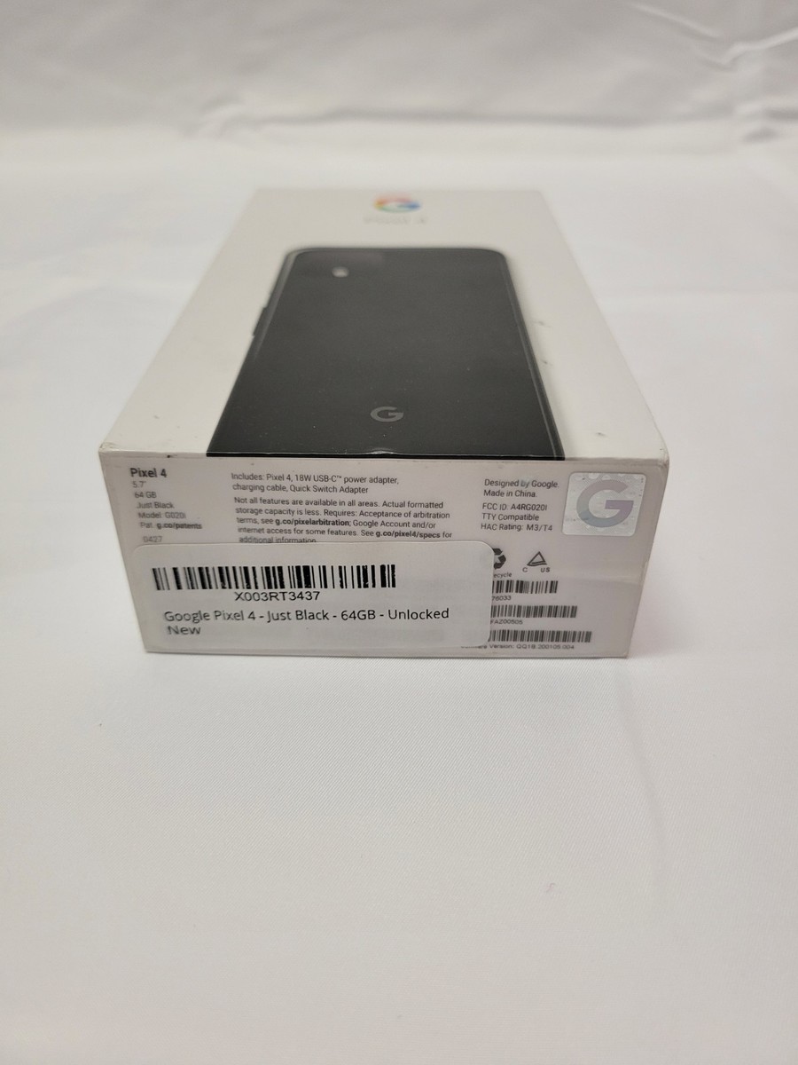 Google Pixel 4 - 64 GB - Just Black (Unlocked) for sale online | eBay