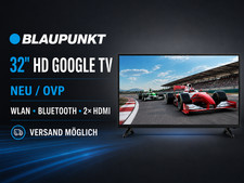 Blaupunkt 32WGC5501S 32 Zoll HD Google TV Smart TV WLAN Bluetooth Neu OVP