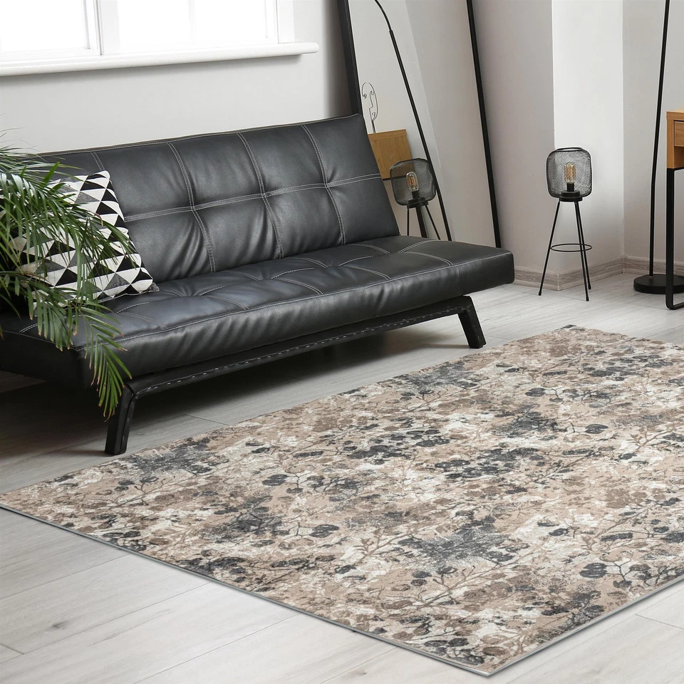 Livigno 1242 Transitional Floral Grey 3x5 Area Rug - Image 4 of 4