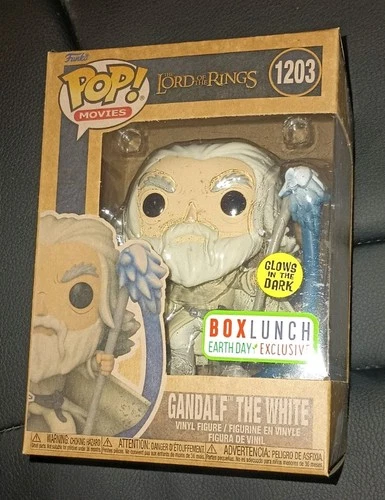 Funko Pop! Vinyl Lord of the Rings Gandalf the White #1203 BoxLunch Exclusive G…